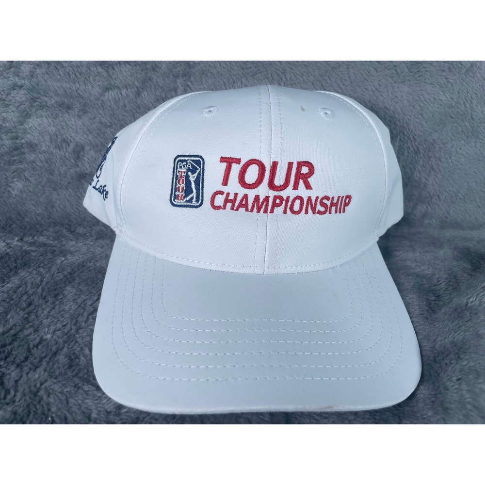 NWT Ahead PGA Tour Championship East Lake Golf Hat White Adjustable OSFA